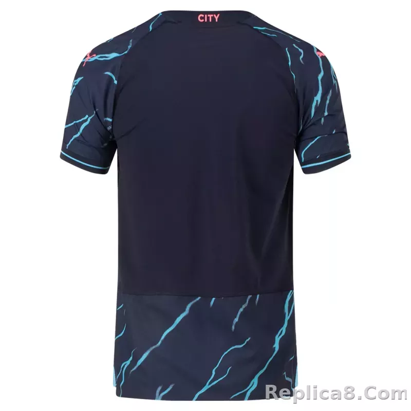 23-24 Manchester City Third Away Player Version - detail