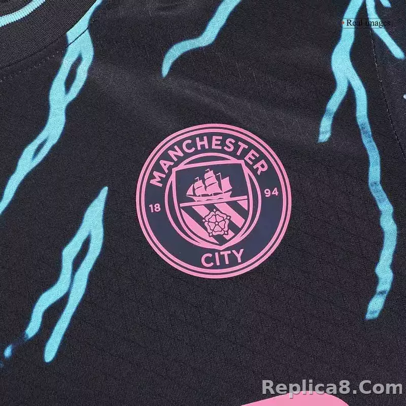 23-24 Manchester City Third Away Player Version - detail