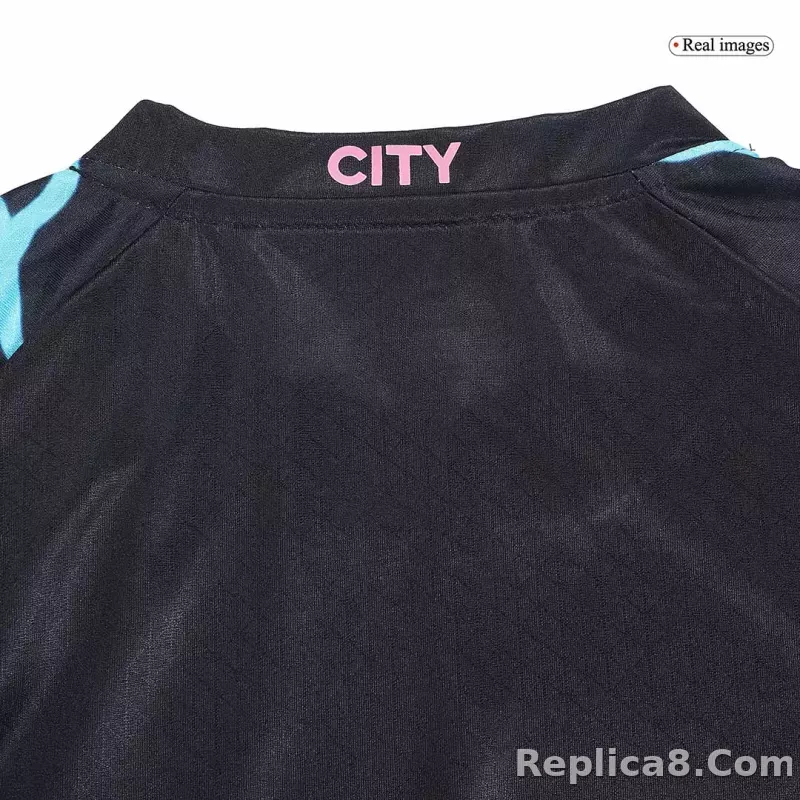 23-24 Manchester City Third Away Player Version - detail