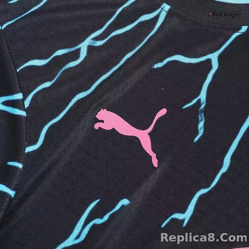 23-24 Manchester City Third Away Player Version - detail