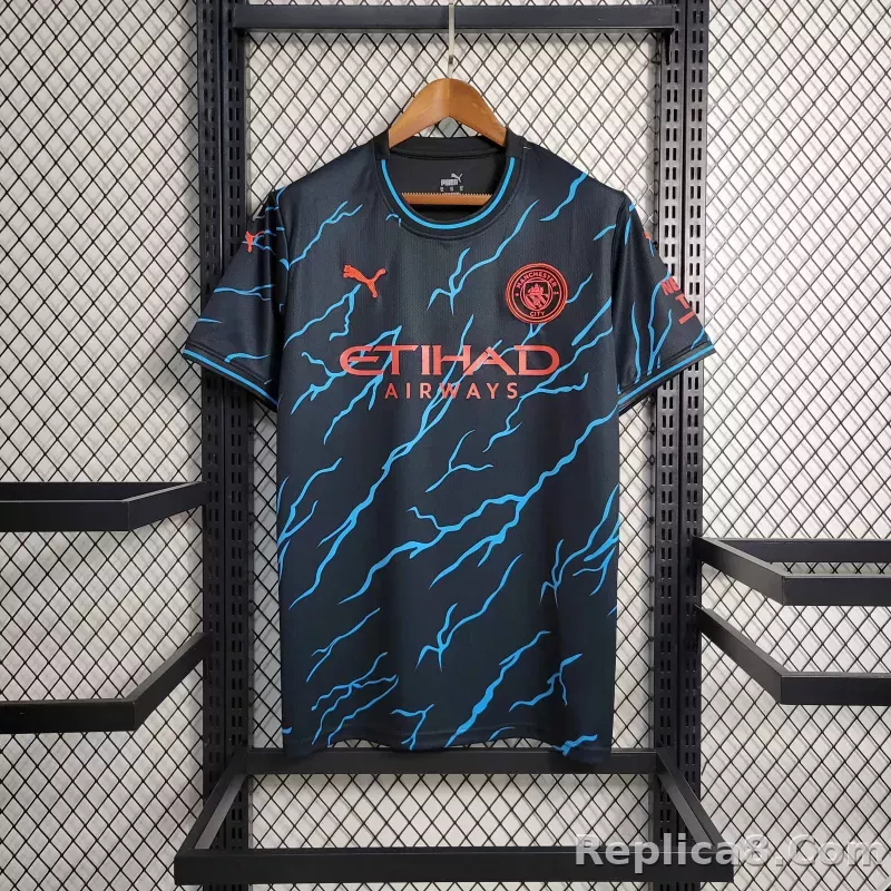 23-24 Manchester City Third Away Fan Version