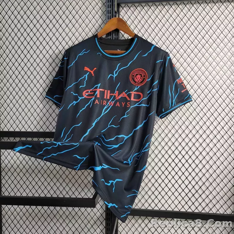 23-24 Manchester City Third Away Fan Version - detail