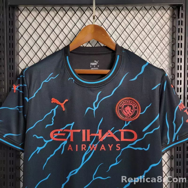 23-24 Manchester City Third Away Fan Version - detail