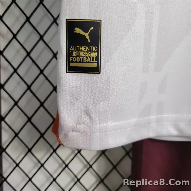 23-24 Manchester City Away Kids Kit Jersey+Shorts - detail