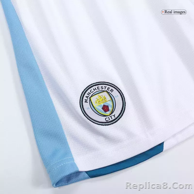 23-24 Manchester City Home Shorts - detail