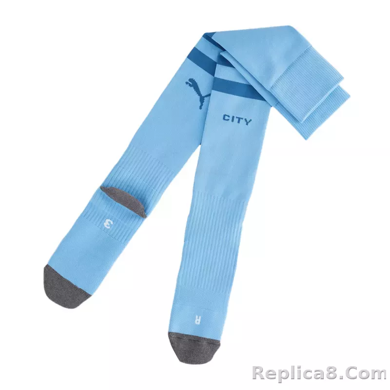 23-24 Manchester City Home Whole Kit Jersey+Shorts+Socks - detail