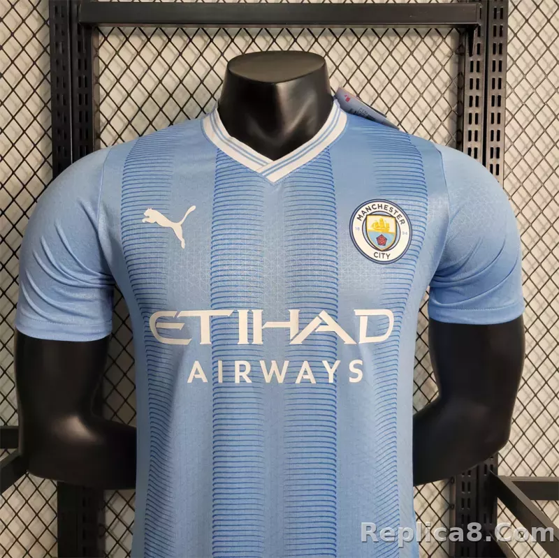 23-24 Manchester City Home Player Version - detail
