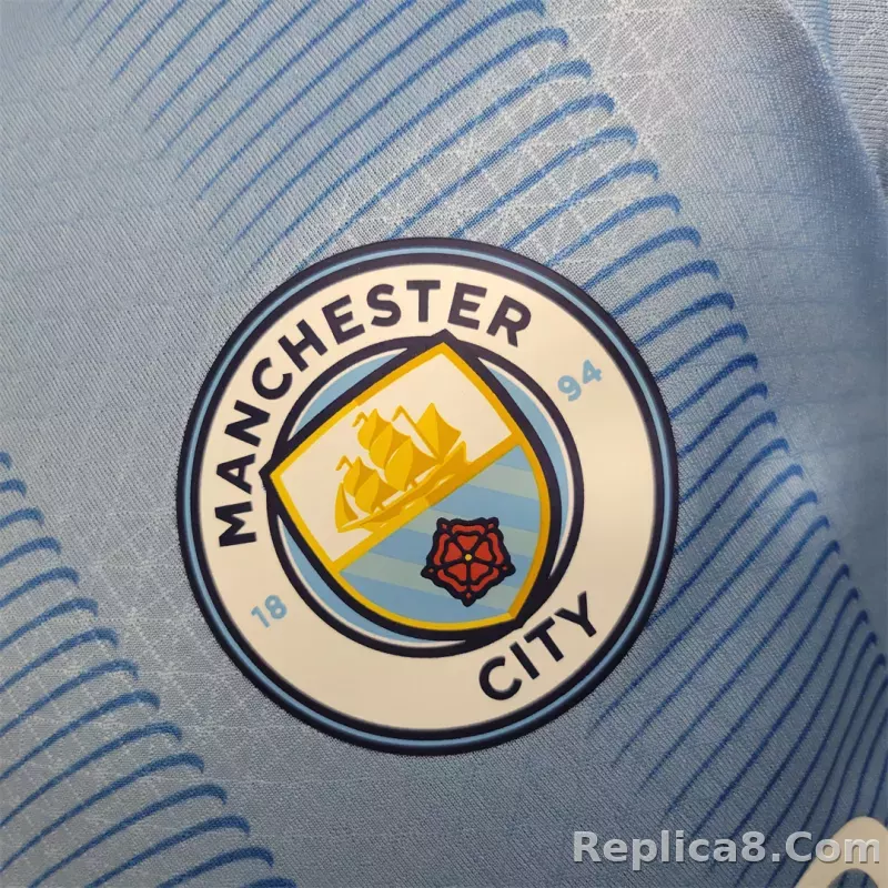 23-24 Manchester City Home Player Version - detail
