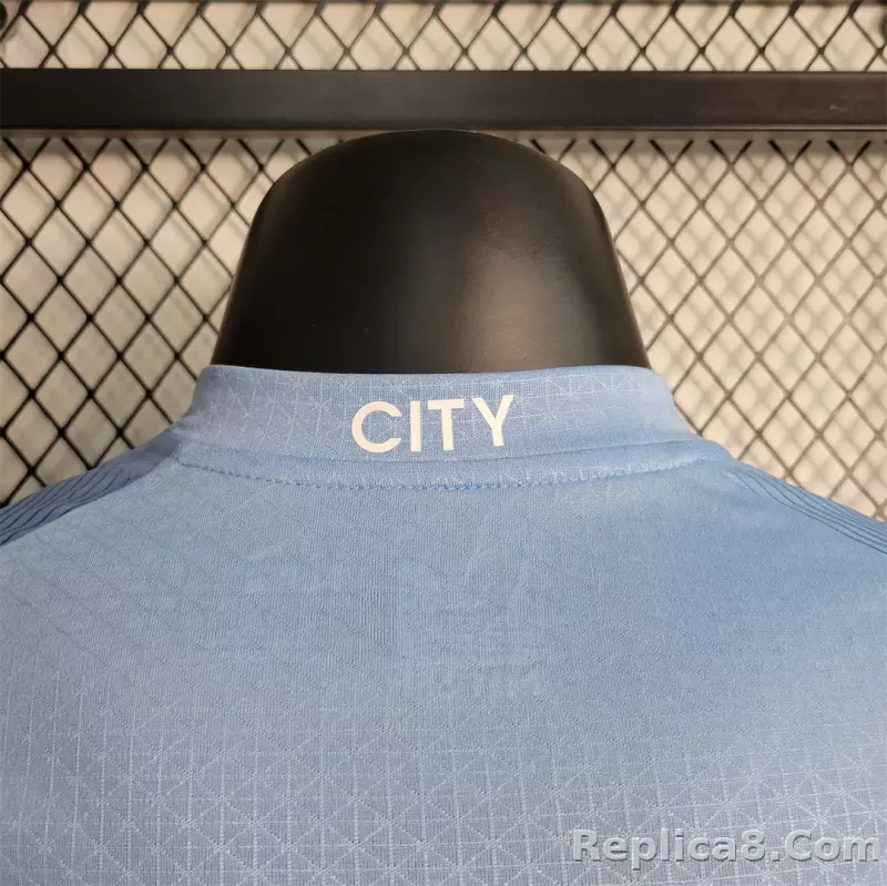 23-24 Manchester City Home Player Version - detail