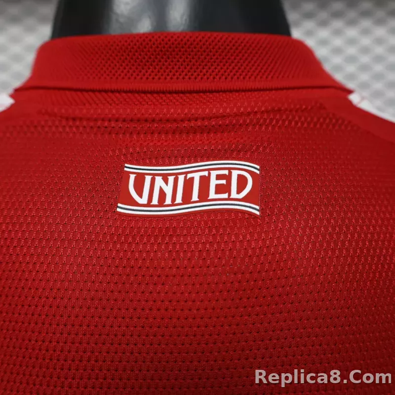 26-27 Manchester United Home Soccer Jersey - detail
