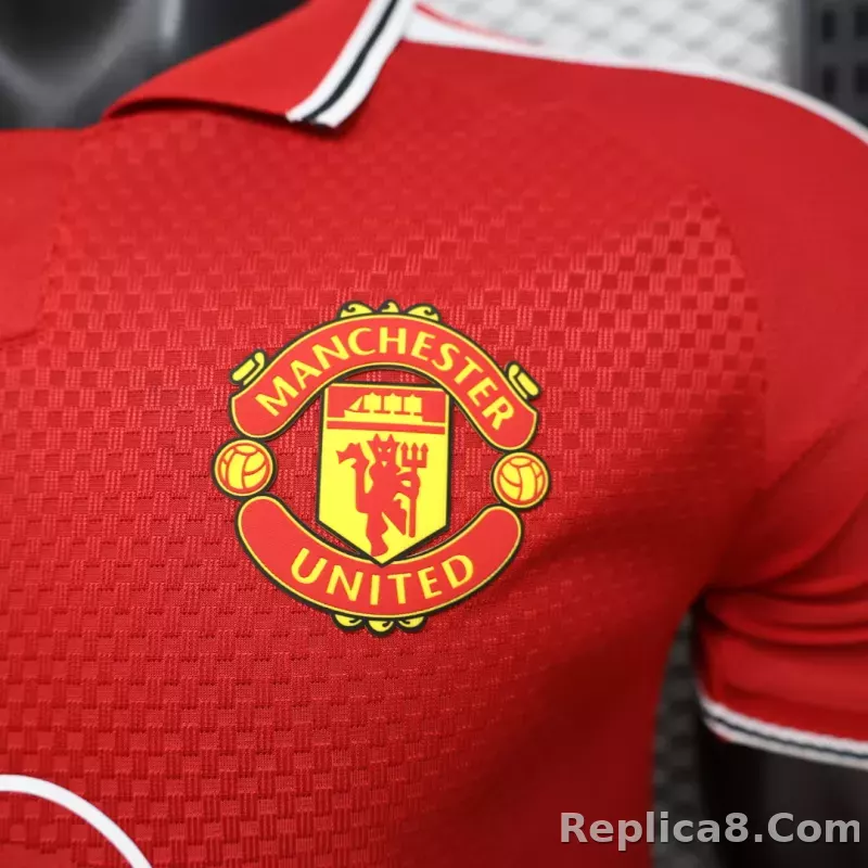 26-27 Manchester United Home Soccer Jersey - detail