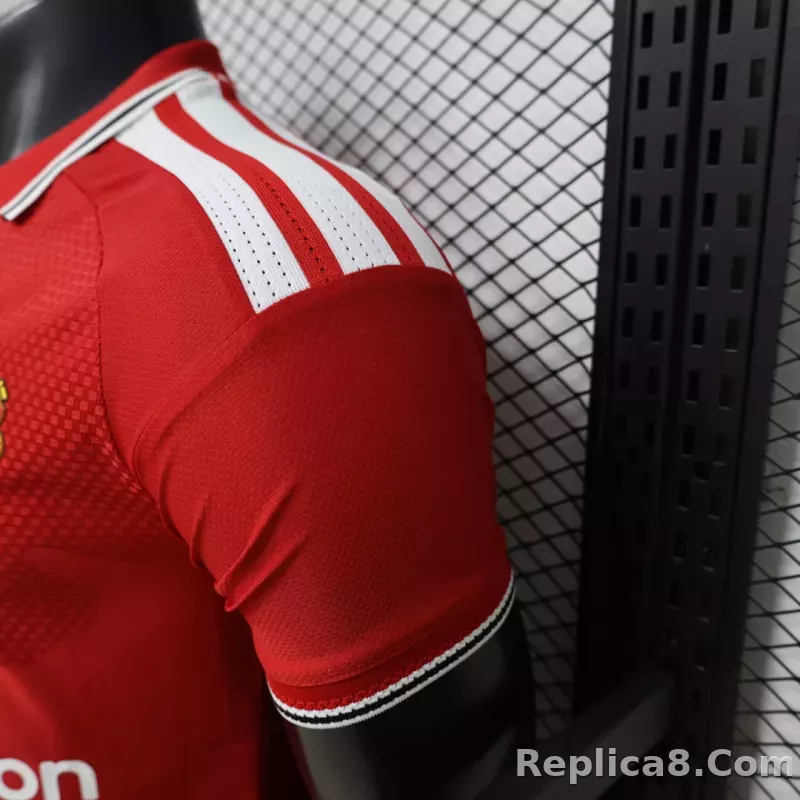 26-27 Manchester United Home Soccer Jersey - detail