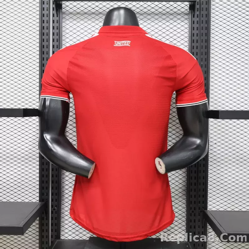 26-27 Manchester United Home Soccer Jersey - detail