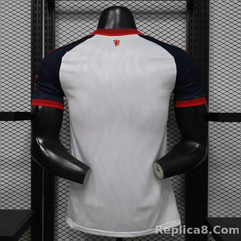 26-27 Manchester United Retro Style Soccer Jersey - detail