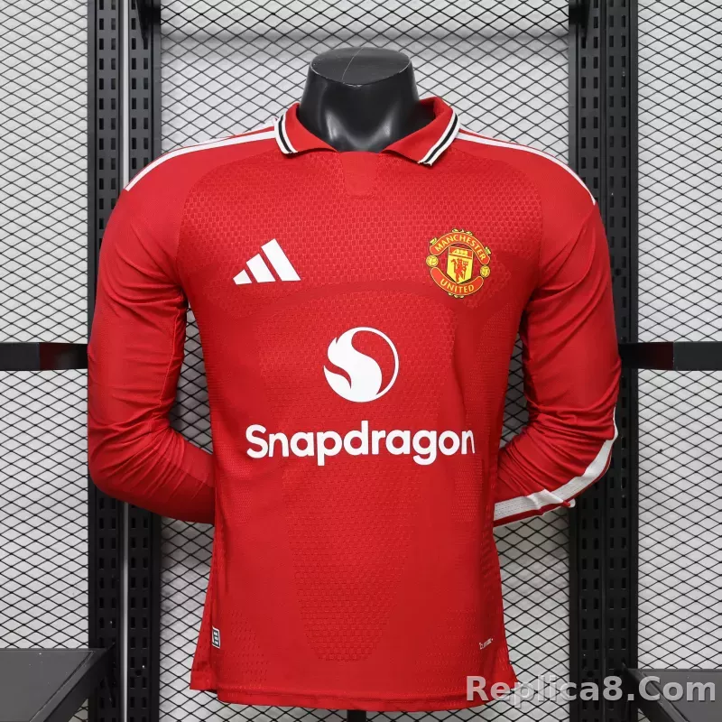 26-27 Manchester United Home Soccer Jersey Player Version