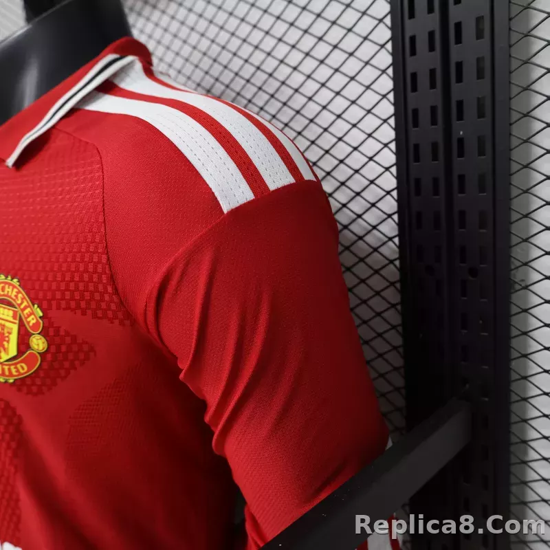 26-27 Manchester United Home Soccer Jersey Player Version - detail