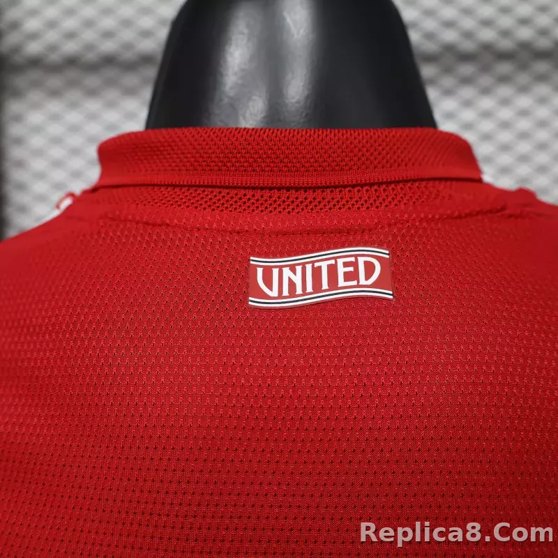 26-27 Manchester United Home Soccer Jersey Player Version - detail