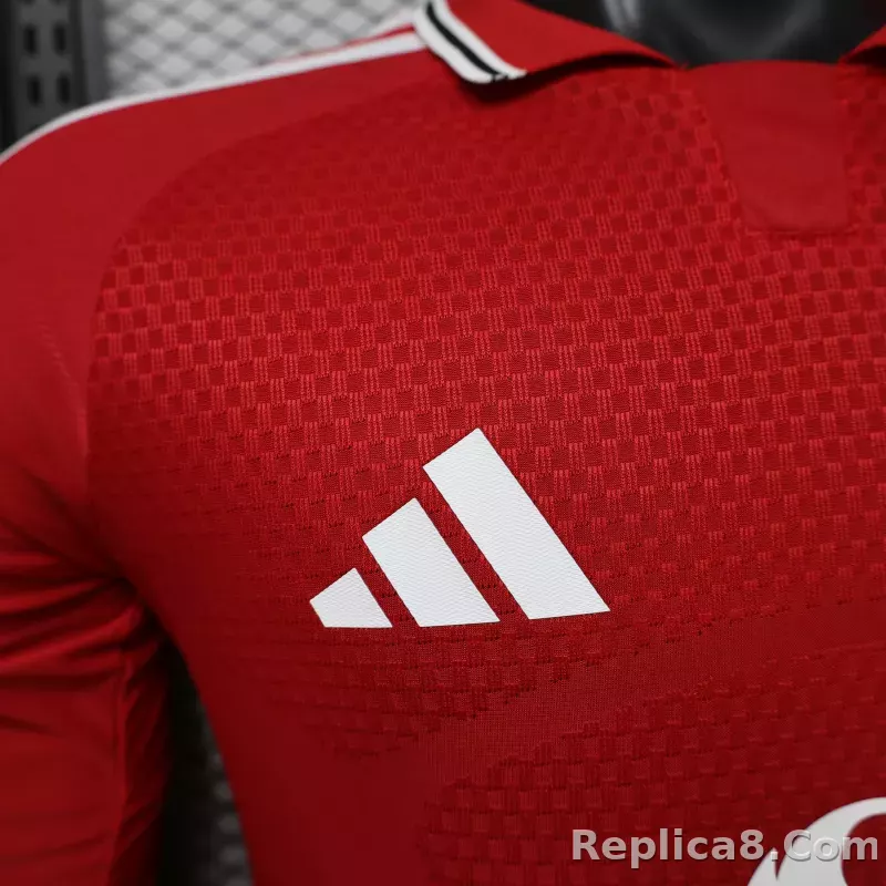 26-27 Manchester United Home Soccer Jersey Player Version - detail
