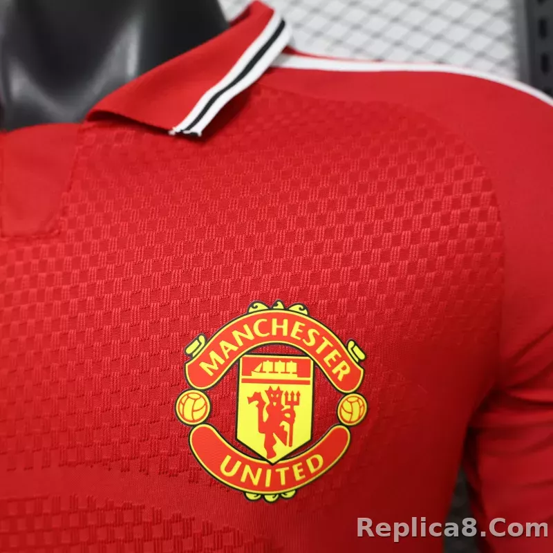 26-27 Manchester United Home Soccer Jersey Player Version - detail