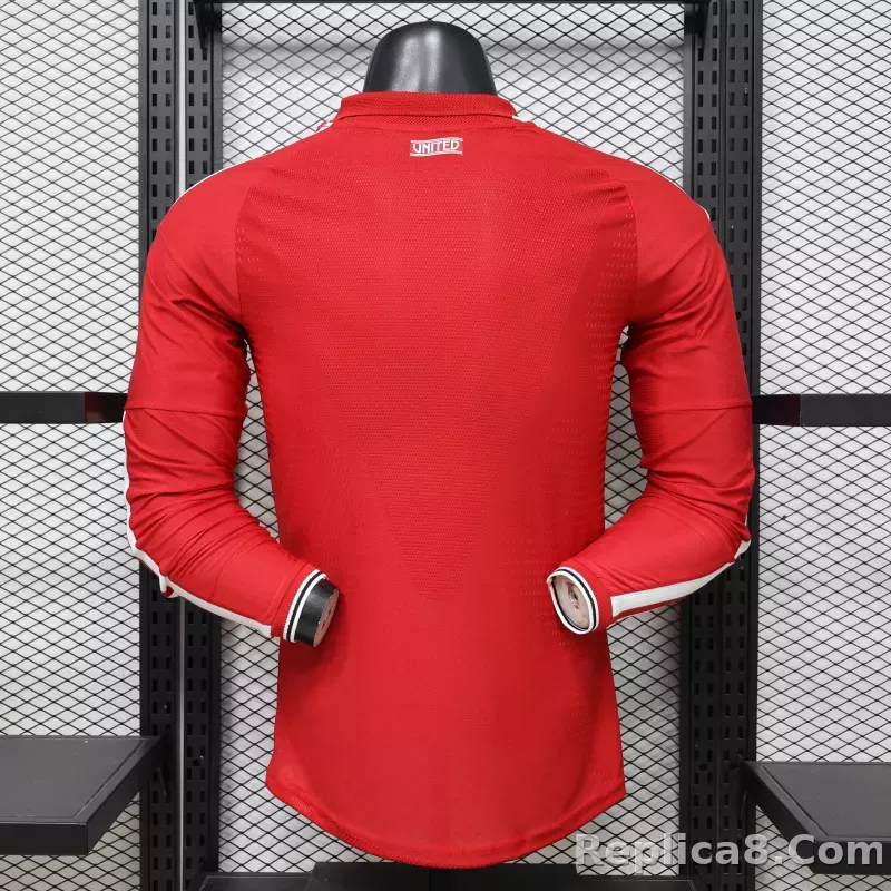 26-27 Manchester United Home Soccer Jersey Player Version - detail