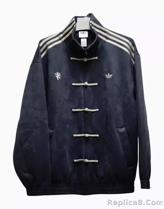 25-26 Manchester United’s Custom Adidas Chinese New Year Pre-match Anthem Jacket