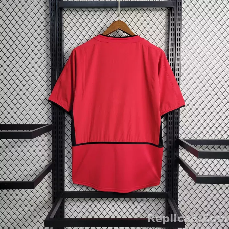 02-04 Manchester United Home Retro Jersey - detail