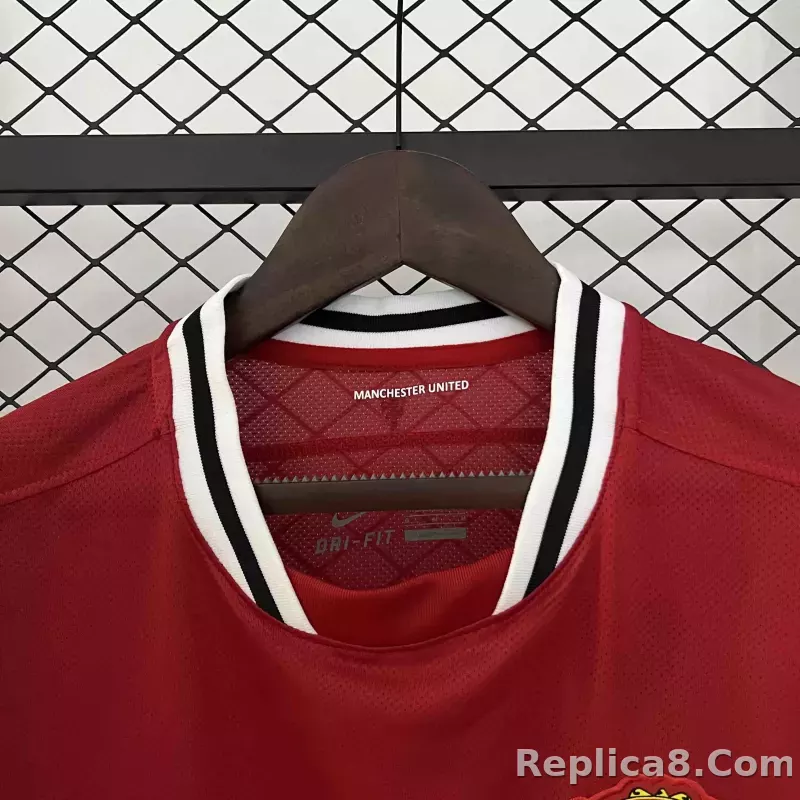 11-12 Manchester United Home Retro Jersey - detail