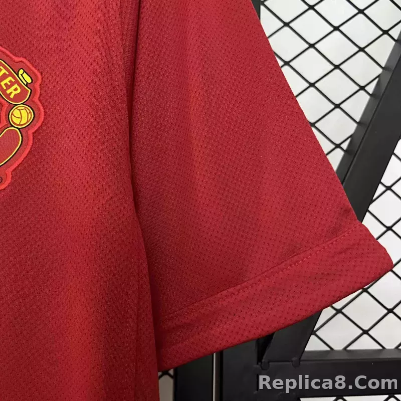 11-12 Manchester United Home Retro Jersey - detail
