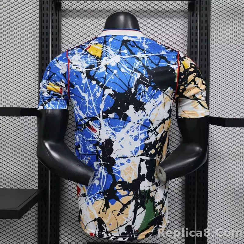 25-26 Manchester United Stone Roses Special Soccer Jersey Player Edition - detail