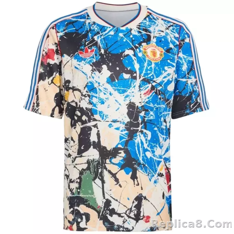25-26 Manchester United Stone Roses Special Soccer Jersey
