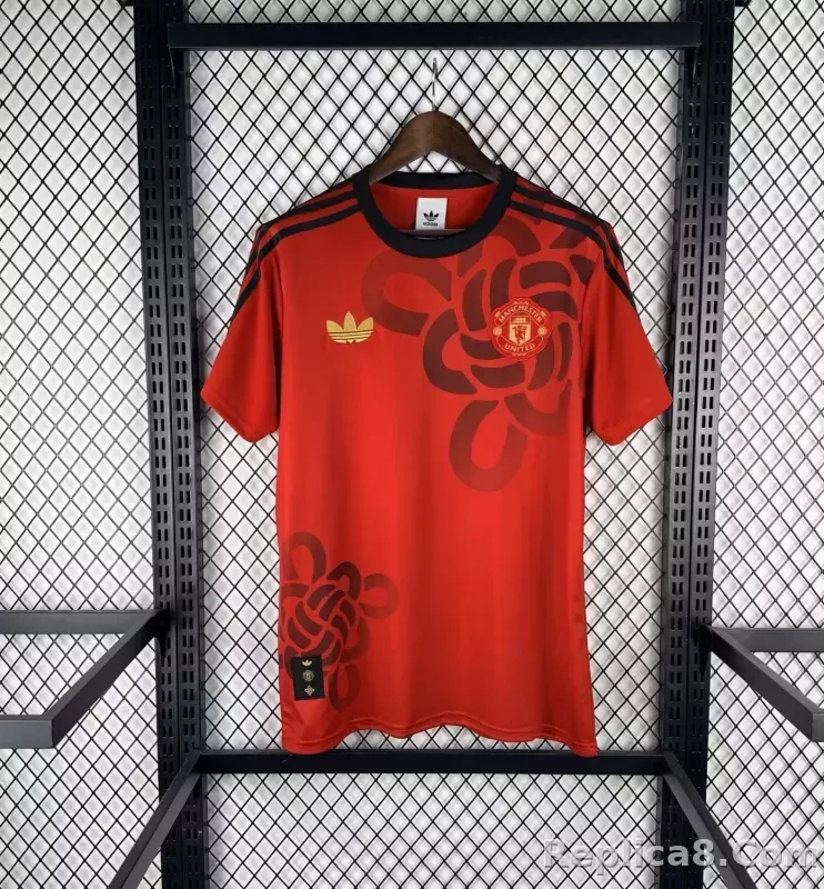 25-26 Manchester United Chinese Knot Cultral Story Shirt Red