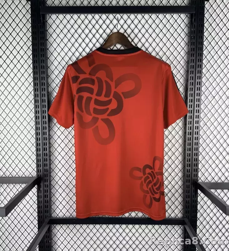 25-26 Manchester United Chinese Knot Cultral Story Shirt Red - detail