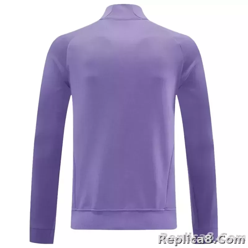 25-26 Manchester United Training Tracksuit Kit(Jacket+Pants) Purple - detail