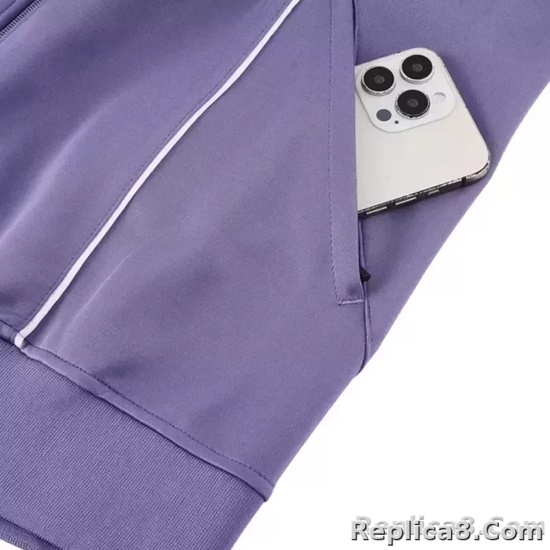 25-26 Manchester United Training Tracksuit Kit(Jacket+Pants) Purple - detail