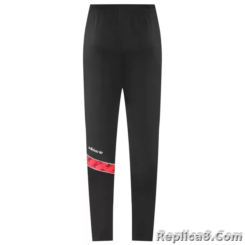 2025-26 Manchester United Training Tracksuit Kit (Jacket+Pants) 05 Red&Black - detail