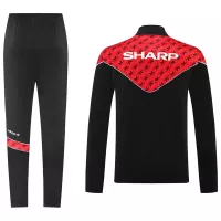2025-26 Manchester United Training Tracksuit Kit (Jacket+Pants) 05 Red&Black - view 3