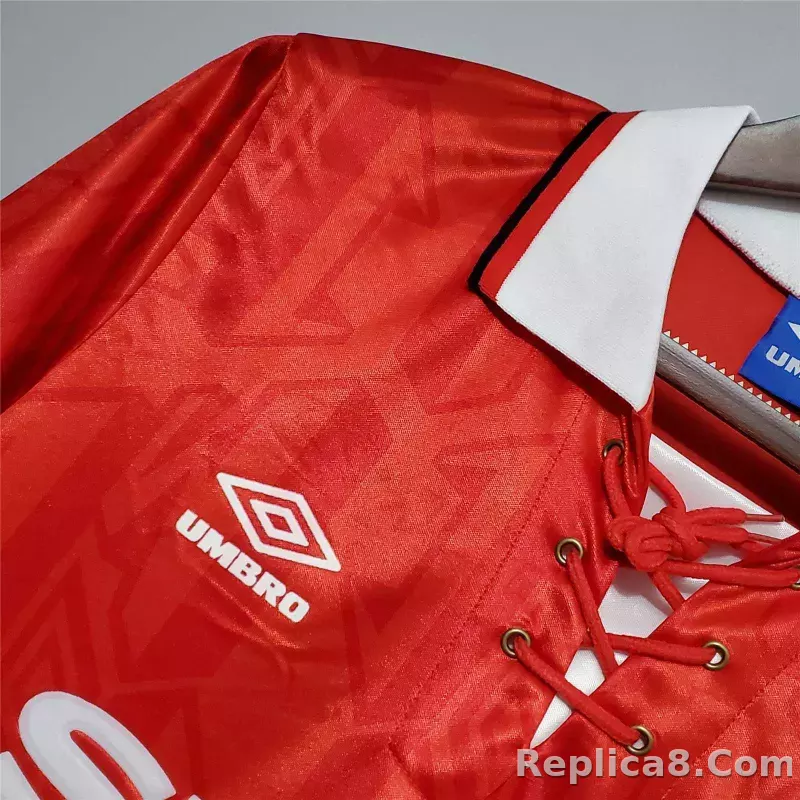 1993-94 Manchester United Home Retro Jersey - detail