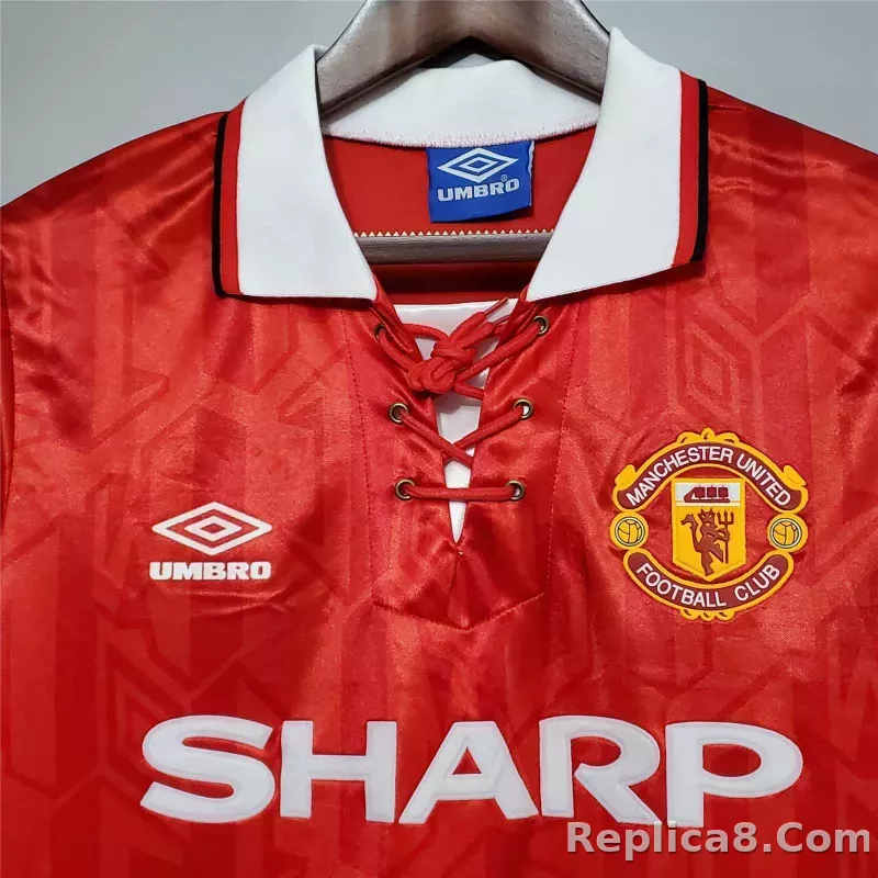 1993-94 Manchester United Home Retro Jersey - detail