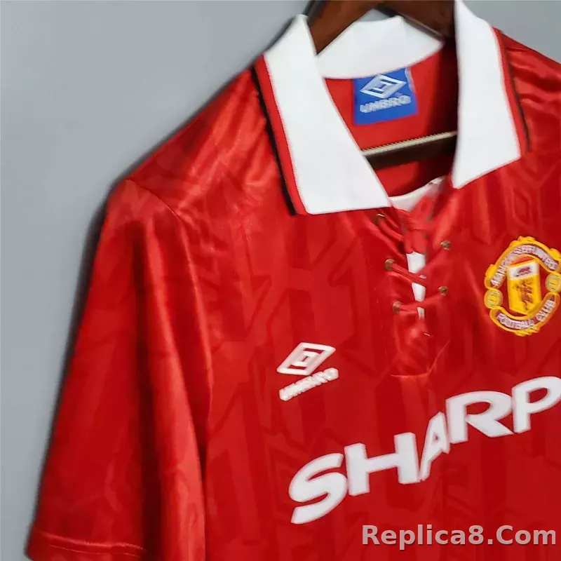 1993-94 Manchester United Home Retro Jersey - detail