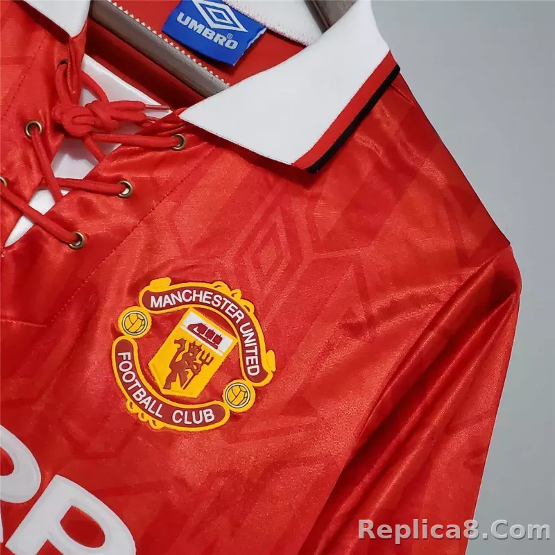 1993-94 Manchester United Home Retro Jersey - detail