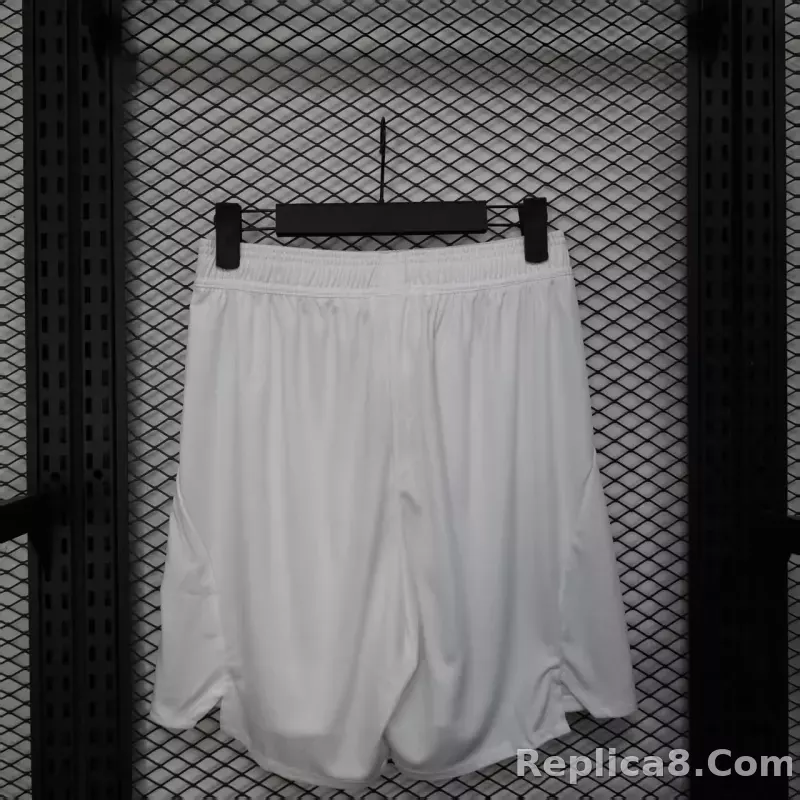 25-26 Manchester United Home Shorts White Player Version - detail