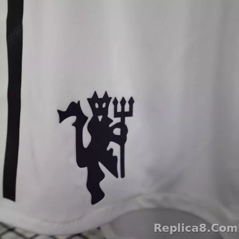 25-26 Manchester United Home Shorts White Player Version - detail