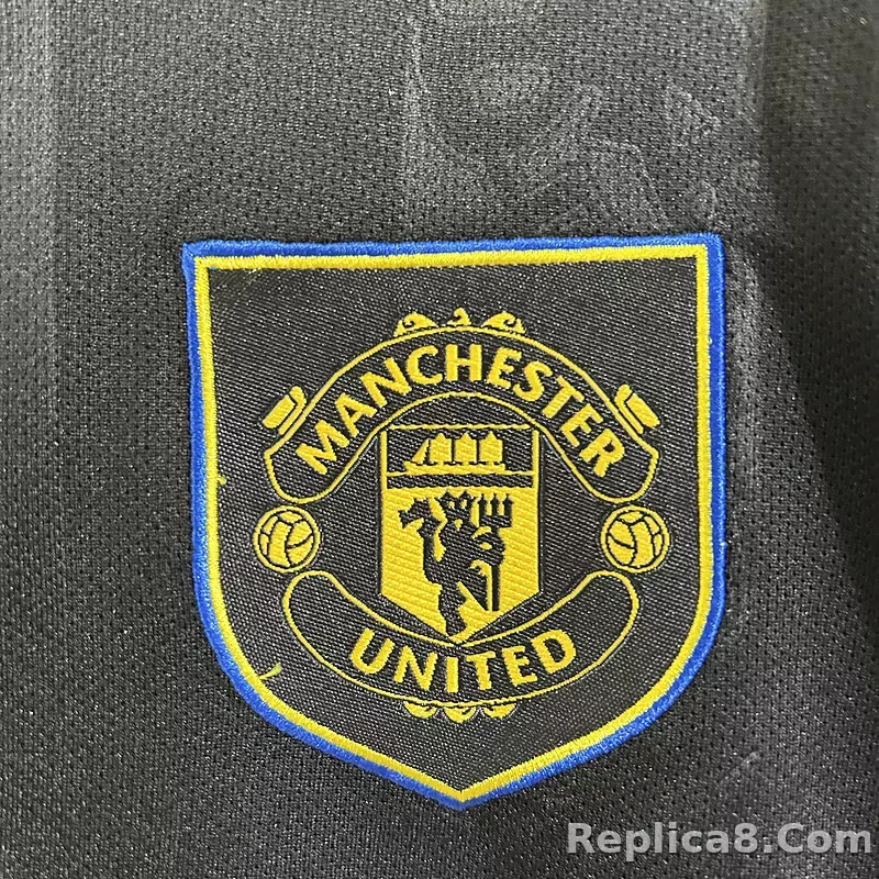 25-26 Manchester United Third Away Soccer Kids Kit Jersey+Shorts - detail