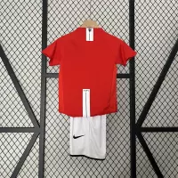07-08 Manchester United Home UCL Final Retro Kids Kit Jersey+Shorts - view 4