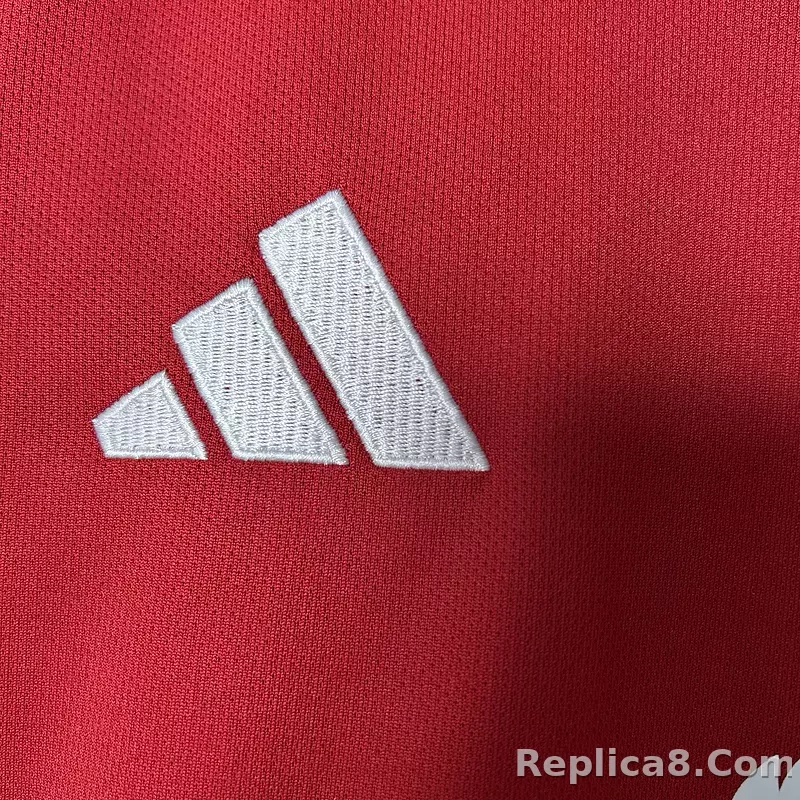 25-26 Manchester United Home Soccer Kids Kit Jersey+Shorts - detail