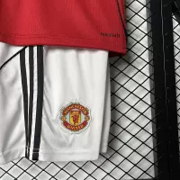 25-26 Manchester United Home Soccer Kids Kit Jersey+Shorts - view 10