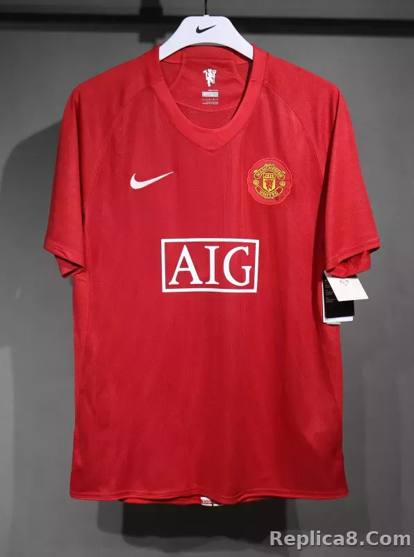 07-08 Manchester United Home Retro Jersey Player Edition
