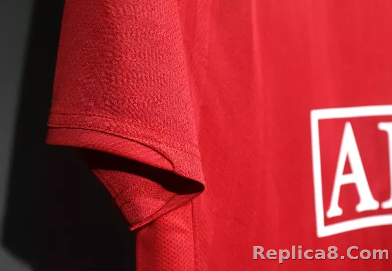 07-08 Manchester United Home Retro Jersey Player Edition - detail