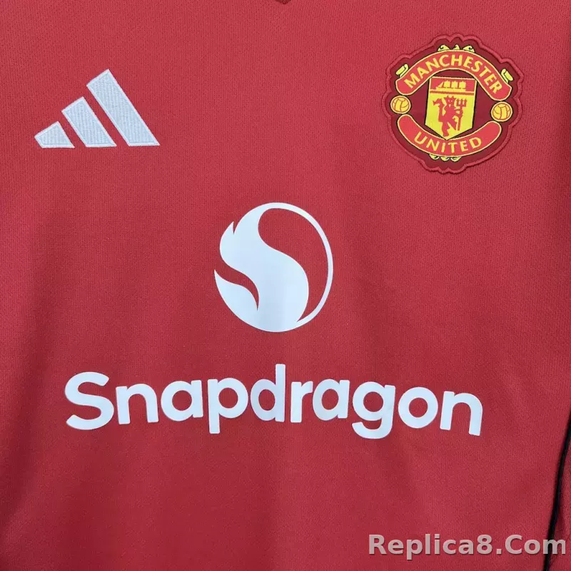 25-26 Manchester United Home Soccer Jersey - detail