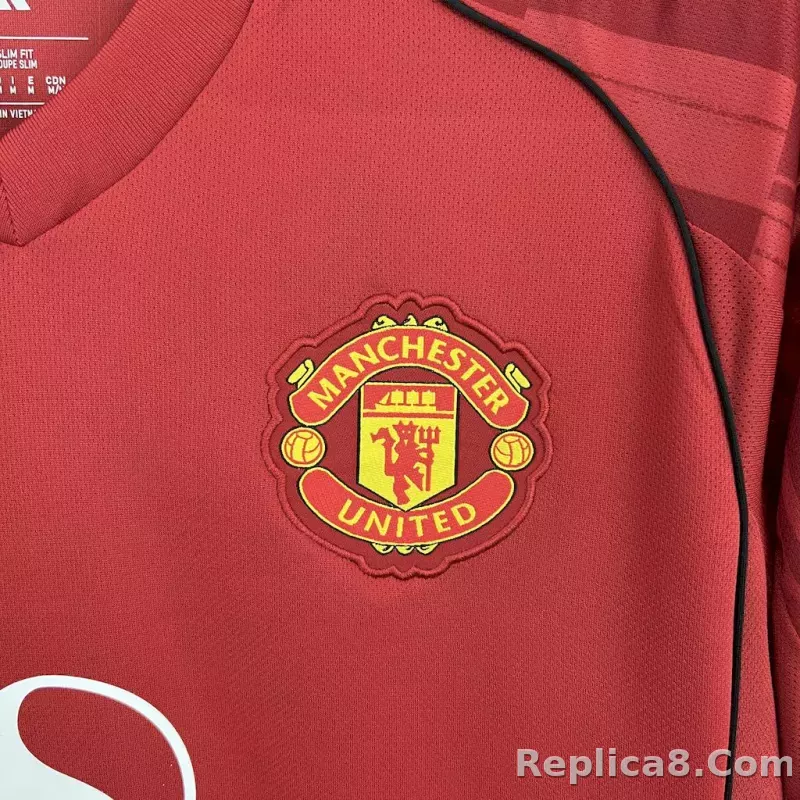 25-26 Manchester United Home Soccer Jersey - detail